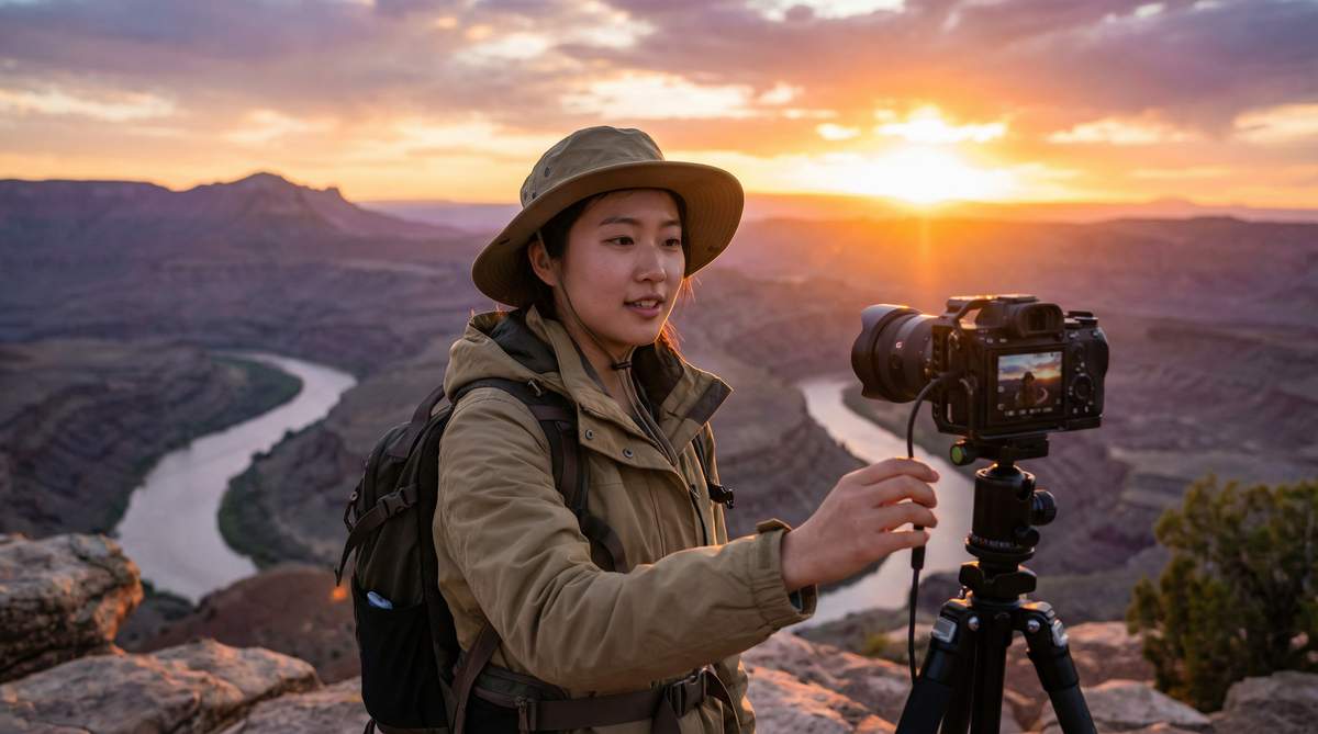 青草视频旅行视频：户外探险Vlog